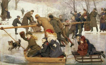 Un manège sur la glace